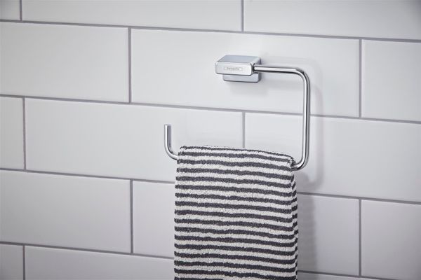 Hansgrohe Handtuchring AddStoris, 120 x 40 x 40 mm, Farbe chrom Bild 4