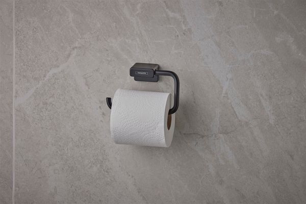 Hansgrohe Papierrollenhalter AddStoris, ohne Deckel, 77 x 40 x 40 mm, Farbe schwarz Bild 3