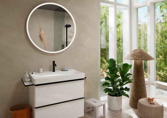 Hansgrohe WTM 110 Tecturis S CoolStart EcoSmart+ mit Zugstangen-Ablaufg. MSW, Farbe schwarz Bild 5