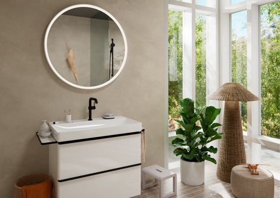 Hansgrohe WTM 210 Tecturis S Fine CoolStart Schwenkauslauf mit Push-Open Ablaufgar.MSW, Farbe schwarz Bild 4