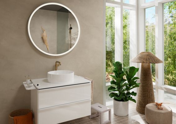 Hansgrohe WTM 240 Tecturis S Fine CoolStart, mit Push-Open Ablaufgarnitur BBR, Farbe bronze Bild 4