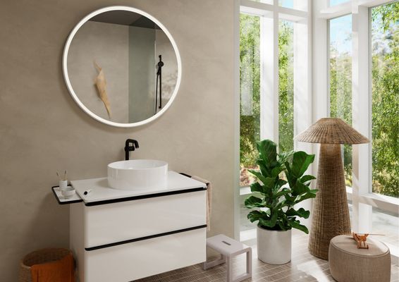 Hansgrohe WTM 240 Tecturis S Fine CoolStart, ohne Ablaufgarnitur MSW, Farbe schwarz Bild 3