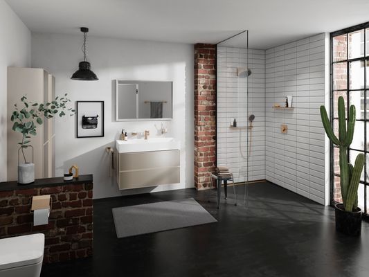 Hansgrohe Seifenschale AddStoris brushed, 52 x 107 x 109 mm, Farbe bronze Bild 10