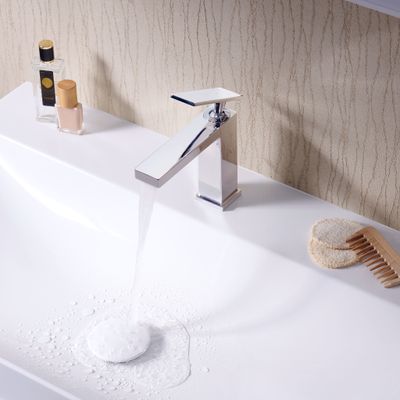 Hansgrohe WTM 110 Tecturis E CoolStart, mit Zugstangen-Ablaufgarnitur, Farbe chrom Bild 2