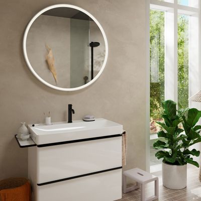 Hansgrohe WTM 110 Tecturis S CoolStart EcoSmart+ mit Zugstangen-Ablaufg. MSW, Farbe schwarz Bild 6