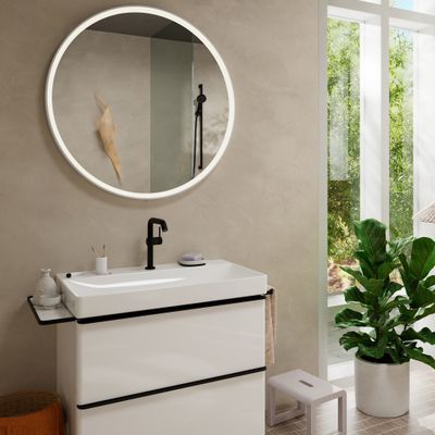 Hansgrohe WTM 210 Tecturis S Fine CoolStart Schwenkauslauf mit Push-Open Ablaufgar.MSW, Farbe schwarz Bild 5