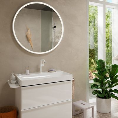 Hansgrohe WTM 210 Tecturis S Fine CoolStart Schwenkauslauf mit Push-Open Ablaufgar.MW, Farbe weiß Bild 5