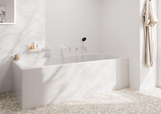 Hansgrohe Handbrause Pulsify S 105 3jet Relaxation matt, Farbe weiß Bild 17