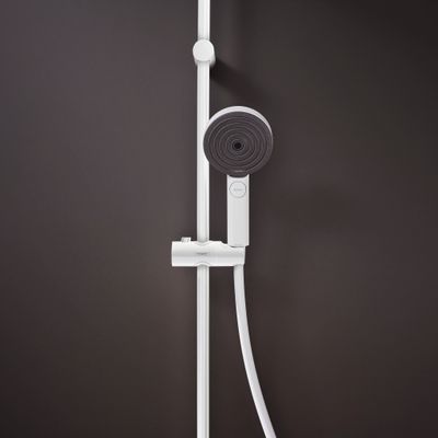 Hansgrohe Handbrause Pulsify S 105 3jet Relaxation matt, Farbe weiß Bild 8