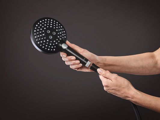 Hansgrohe Handbrause Raindance Select S 120 3jet PowderRain, Farbe schwarz Bild 2