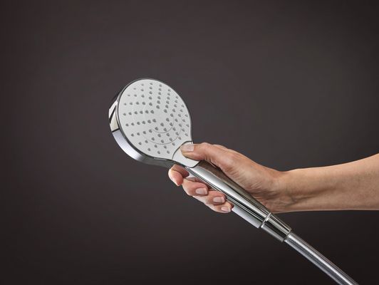 Hansgrohe Brauseset Croma Select S 110 Vario, mit Unica Typ 65 Cassetta'S weiss / chrom, Farbe weiß, chrom Bild 2
