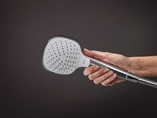 Hansgrohe Brausengarnitur Vario 900 mm, 3-strahlig, EcoSmart, weiss / chrom, Farbe weiß, chrom Bild 3
