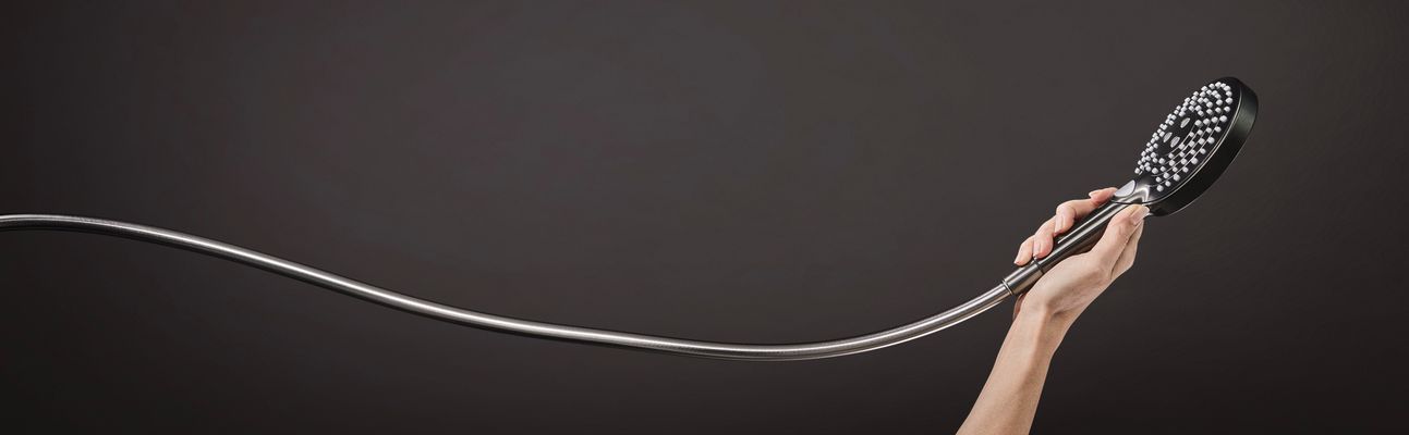 Hansgrohe Brauseschlauch Isiflex 1/2", Länge, Brushed Black, 1600 mm, Farbe schwarz Bild 6