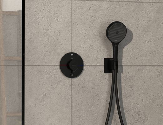 Hansgrohe Fertigset UP-Thermostat ShowerSelect Comfort S, 2 Verbraucher, Farbe schwarz Bild 2