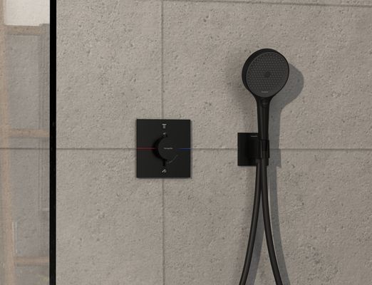 Hansgrohe Fertigset UP-Thermostat ShowerSelect Comfort E, 2 Verbraucher, Farbe schwarz Bild 17