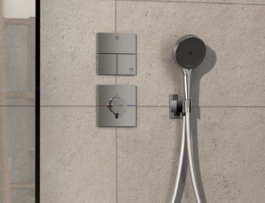 Hansgrohe Fertigset UP-Absperrventil ShowerSelect Comfort E, 3 Verbraucher, Farbe chrom Bild 2