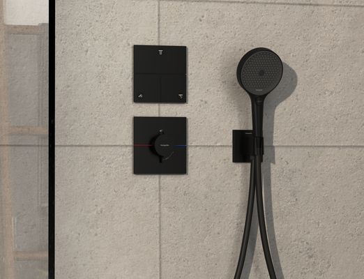 Hansgrohe Fertigset UP-Absperrventil ShowerSelect Comfort E, 3 Verbraucher, Farbe schwarz Bild 3