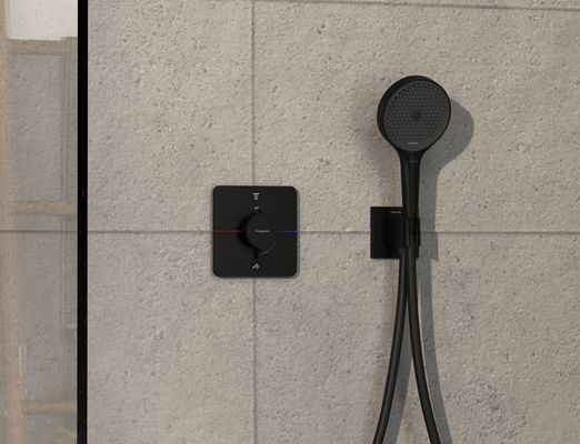 Hansgrohe Fertigset UP-Thermostat ShowerSelect Comfort Q, 2 Verbraucher, Farbe schwarz Bild 2
