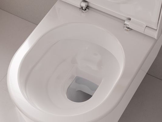 Hansgrohe Wand WC Set EluPura S 540 x 360 mm ohne SPR, mit WC Sitz SoftCl.u.QuickRe.SMC we, 400 x 366 mm, Farbe weiß Bild 4