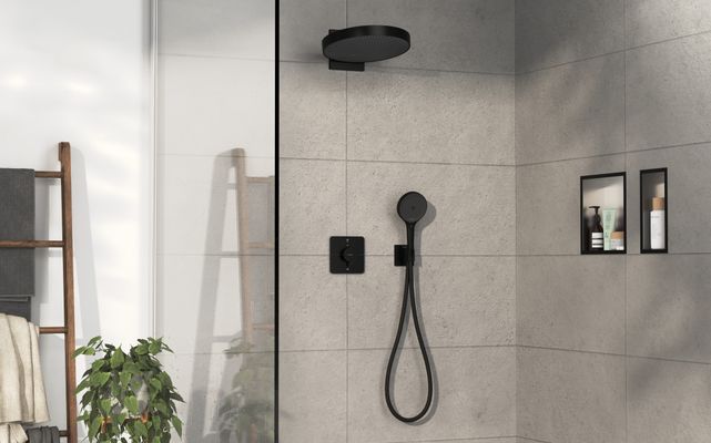 Hansgrohe Fertigset UP-Thermostat ShowerSelect Comfort Q, 2 Verbraucher, Farbe schwarz Bild 6