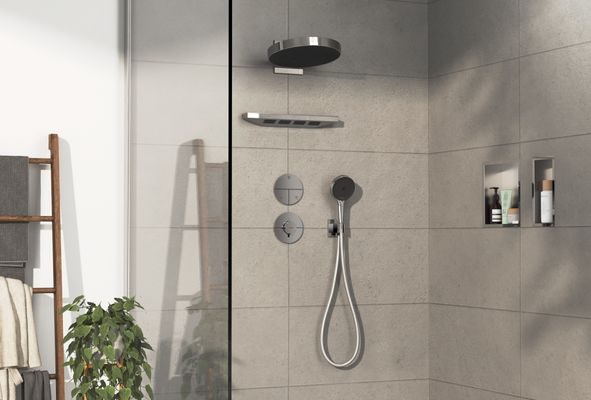 Hansgrohe Fertigset UP-Absperrventil ShowerSelect Comfort S, 3 Verbraucher, Farbe chrom Bild 6