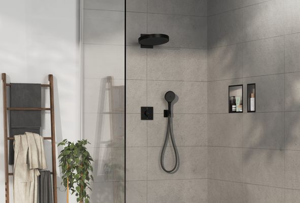 Hansgrohe Fertigset UP-Thermostat ShowerSelect Comfort E, 2 Verbraucher, Farbe schwarz Bild 36