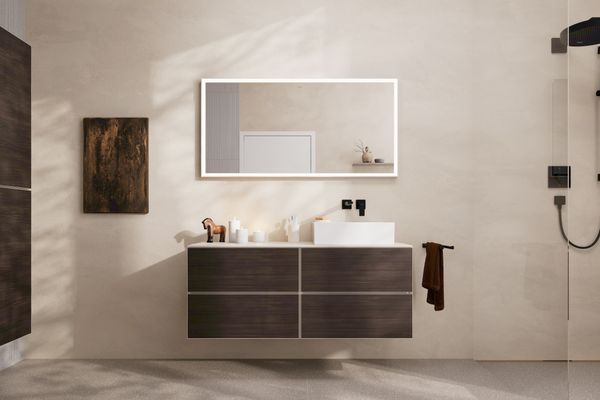 Hansgrohe Aufsatzwaschtisch ge Xevolos E 500 x 480 mm ohne Hahnl.Überl.SmartClean weiss, 190 x 480 mm, Farbe weiß Bild 4