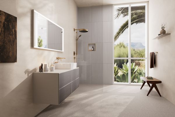Hansgrohe Brausearm Square 389 mm BBR, 401 mm, Farbe Messing Bild 3