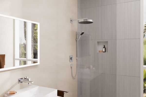 Hansgrohe Brausearm Square 389 mm, 401 mm, Farbe chrom Bild 4