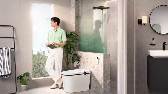 Hansgrohe Waschtischmischer 110 Vivenis CoolStart, mit Zugstangen-Ablaufg.MSW, Farbe schwarz Bild 8