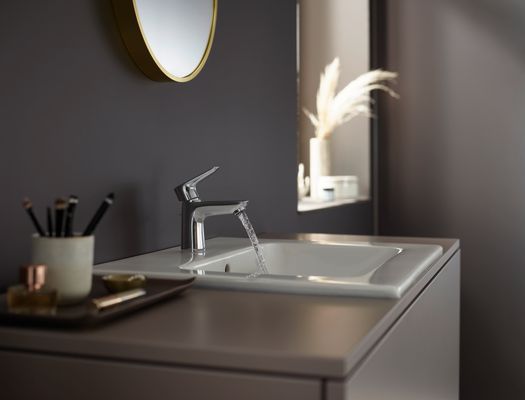 Hansgrohe Waschtischmischer 80 Talis E chrom Niederdruck, Farbe chrom Bild 7