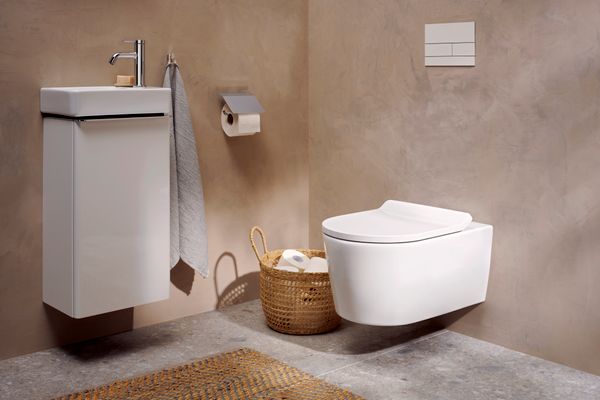Hansgrohe Handbwaschbecken Xelu Q 360 x 250 mm mit Abl.re.mit Hahn./ohne Überl.SmartClean weiss, 115 x 250 mm, Farbe weiß Bild 23