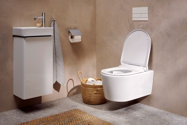 Hansgrohe Handbwaschbecken Xelu Q 360 x 250 mm mit Abl.re.mit Hahn./ohne Überl.SmartClean weiss, 115 x 250 mm, Farbe weiß Bild 24