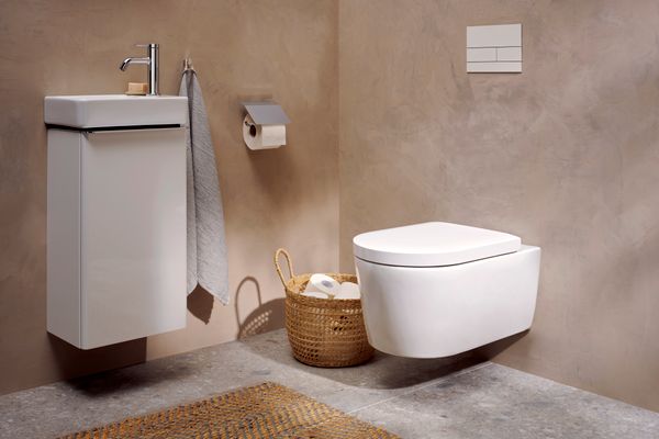 Hansgrohe Handbwaschbecken Xelu Q 360 x 250 mm mit Abl.re.mit Hahn./ohne Überl.SmartClean weiss, 115 x 250 mm, Farbe weiß Bild 26