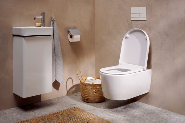 Hansgrohe Handbwaschbecken Xelu Q 360 x 250 mm mit Abl.re.mit Hahn./ohne Überl.SmartClean weiss, 115 x 250 mm, Farbe weiß Bild 27