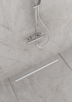 Hansgrohe Komplettset RainDrain Compact 1200 mm für flache Installation BST, 181 x 1200 x 77 mm Bild 8
