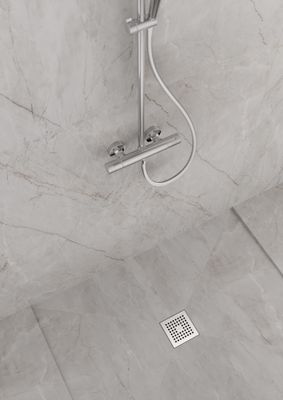 Hansgrohe Komplettset Punktab.RainDrain Point, 105 x 146 x 146 mm, Farbe silberfarben Bild 8