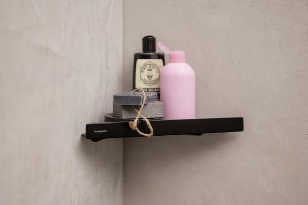 Hansgrohe Seifenkorb, 26 x 305 x 148 mm, Farbe schwarz Bild 4