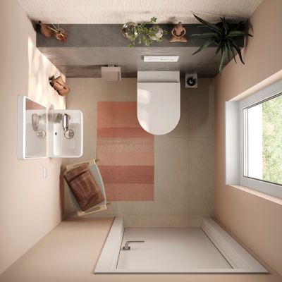 Hansgrohe Papierrollenhalter, mit Deckel AddStoris mattweiss, 86 x 116 x 116 mm, Farbe weiß Bild 5