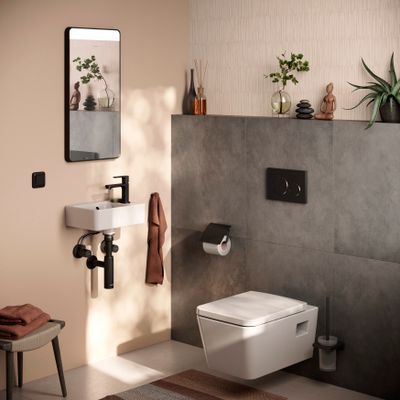 Hansgrohe Handwaschbecken Xanuia Q 360 x 250 mm, mit Hahnloch und Überlauf weiss, 150 x 250 mm, Farbe weiß Bild 6