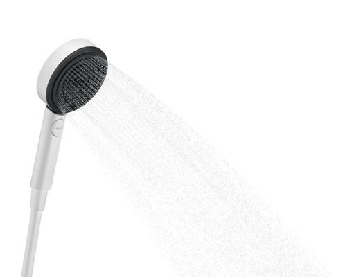 Hansgrohe Handbrause Pulsify S 105 3jet Relaxation matt, Farbe weiß Bild 2