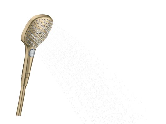 Hansgrohe Handbrause Raindance Select E 120 3-strahlig, brushed, 120 mm, Farbe bronze Bild 2