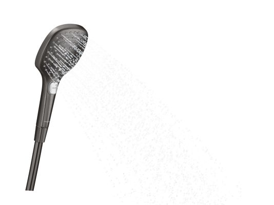 Hansgrohe Handbrause Raindance Select E120 3jet, Ø120 mm, 3-Strahl, Brushed, Farbe black Bild 2