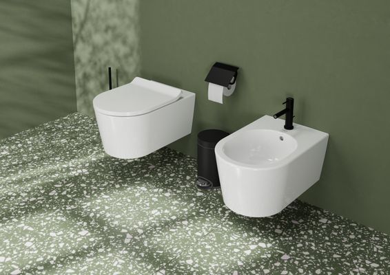 Hansgrohe Papierrollenhalter, mit Deckel AddStoris matt, 86 x 116 x 116 mm, Farbe schwarz Bild 20