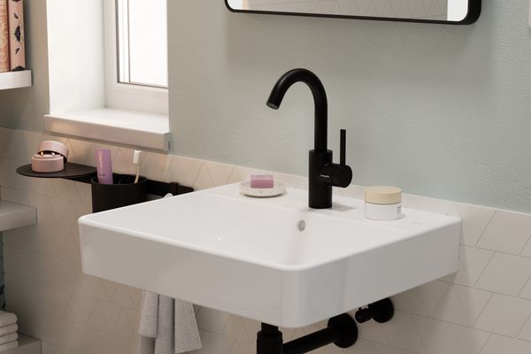 Hansgrohe WTM 210 Zesis S, mit Schwenkauslauf, ohne Ablaufgarnitur mattschwarz Bild 3