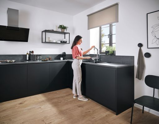 Hansgrohe Spültischmischer 320 Metris M71 Ausziehbrause 2jet sBox, 430 mm, Farbe chrom Bild 18