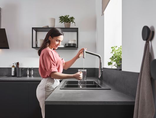 Hansgrohe Spültischmischer 320 Metris M71 Ausziehbrause 2jet sBox, 430 mm, Farbe chrom Bild 21