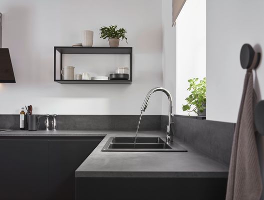 Hansgrohe Spültischmischer 240 Focus M41 Eco Ausziehbrause 2jet, Farbe chrom Bild 6