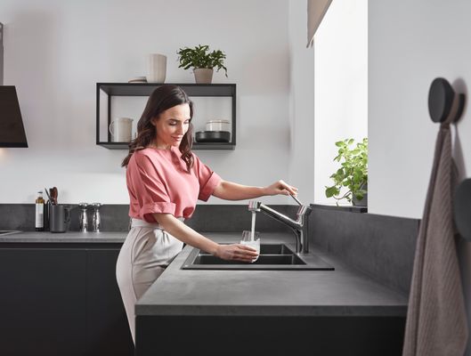 Hansgrohe Spültischmischer 170 Talis M52 Ausziehbrause 2jet sBox, 224 mm, Farbe chrom Bild 10