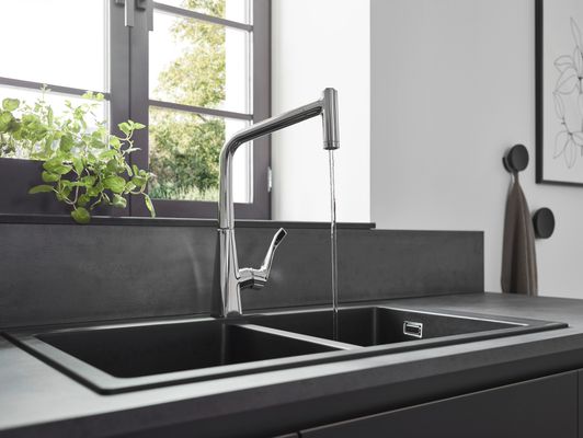 Hansgrohe Spültischmischer 320 Metris M71 Ausziehbrause 2jet sBox, 430 mm, Farbe chrom Bild 23